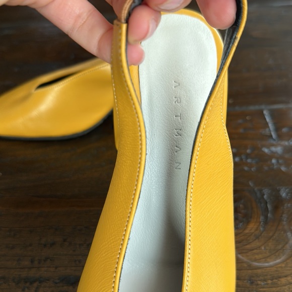 Artman yellow heels - Picture 3 of 3
